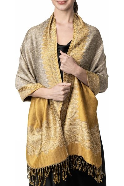 Achillea شال باشمينا للنساء طراز Achir-001
