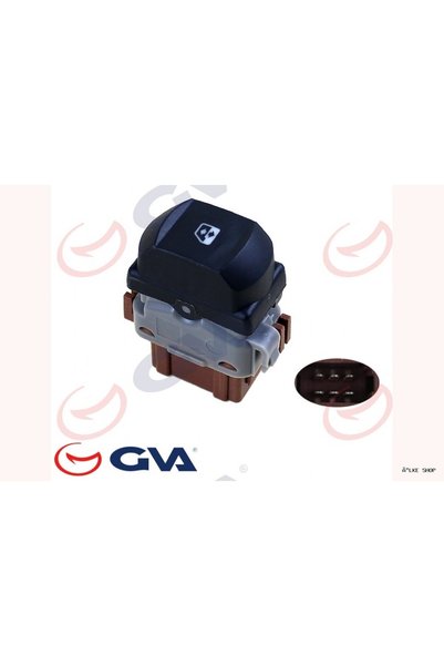 GVA Ilkestor Window Regulator Switch Megane Ii Front Right Single (12531) - P...