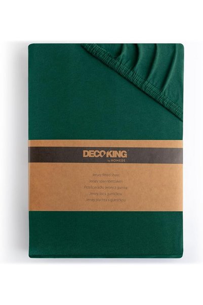 GENERAL DecoKing Fitted Sheet 80 x 200 cm 90 x 200 cm 100% Combed Cotton Yell...