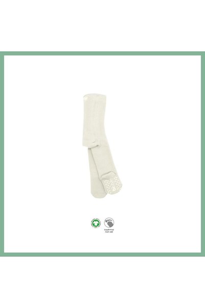 BŞK VİRGO Non-Slip Basic Pantyhose 50501 Ecru · Size: 0-6 Months · Color: Ecr...