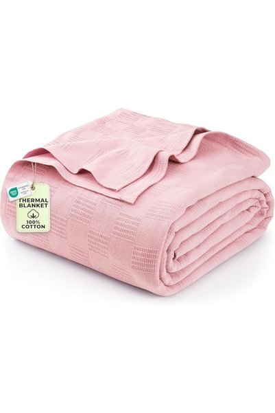 Utopia Bedding Cotton Blanket Full/Queen, Grey