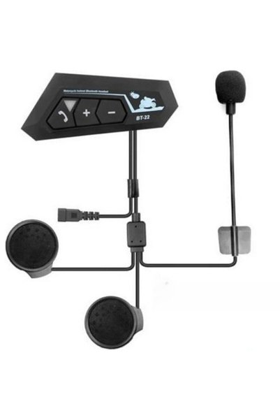 Başkenttekno Bt22 Kask Kulaklık Bluetooth Motosiklet Kulaklık 5.0