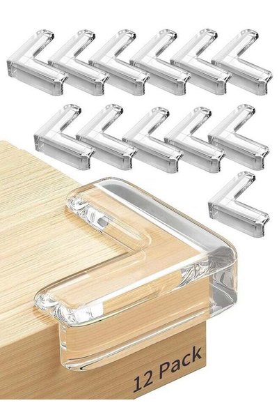 Arabest 12 Pack Table Protectors Corner Protector for Baby Clear Furniture Co...