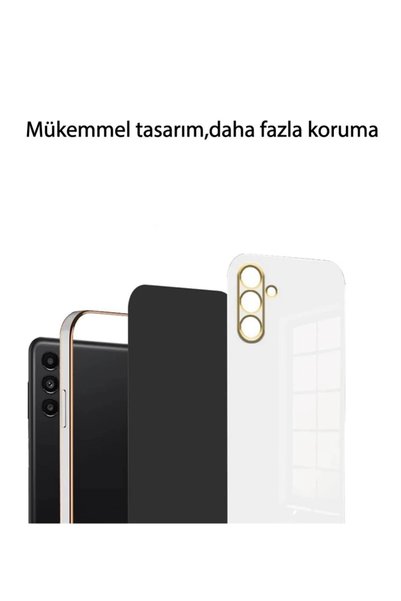 Bezos Samsung Galaxy M15 Compatible Case Volet Silicone - Black