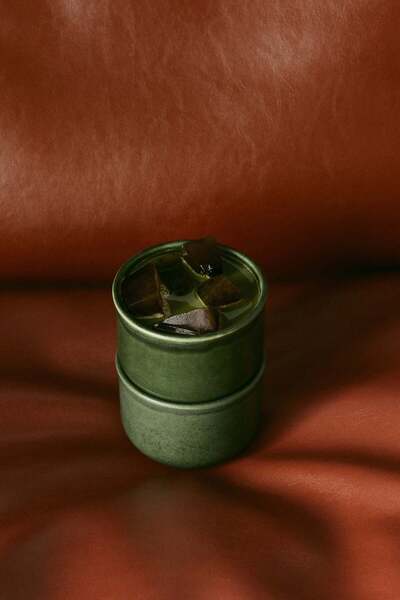 H&M Stoneware matcha mug
