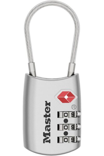Master Lock Black Set Your Own Combination TSA Approved Luggage Lock, Travel ...