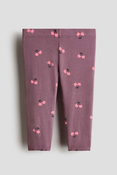 H&M Printed cotton leggings
