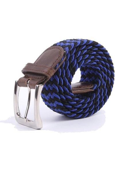GENERAL Canvas Elastic Fabric Woven Stretch Multicolored Braided Belts