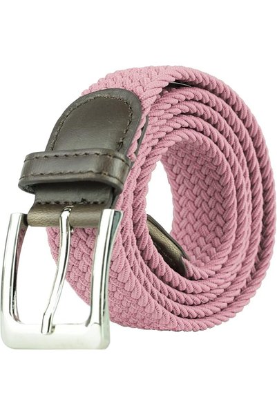 GENERAL Canvas Elastic Fabric Woven Stretch Multicolored Braided Belts