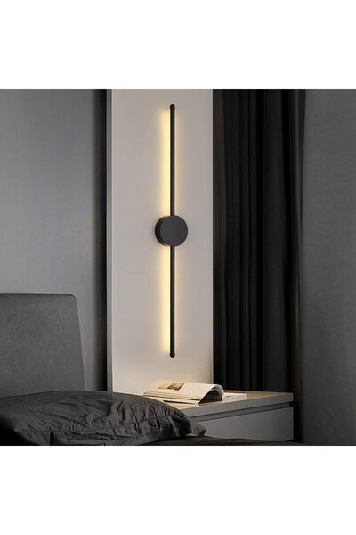 Generic مصباح جداري داخلي حديث بقوة 18 واط LED، إضاءة جدارية ذهبية لغرفة النو...