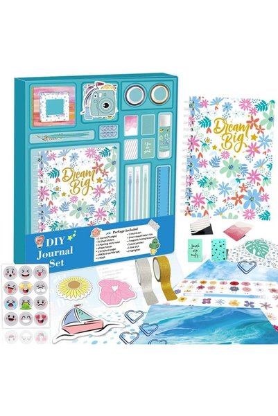 Generic DIY Journal Kit for Girls, Scrapbook & Diary Supplies Set - Gift for ...