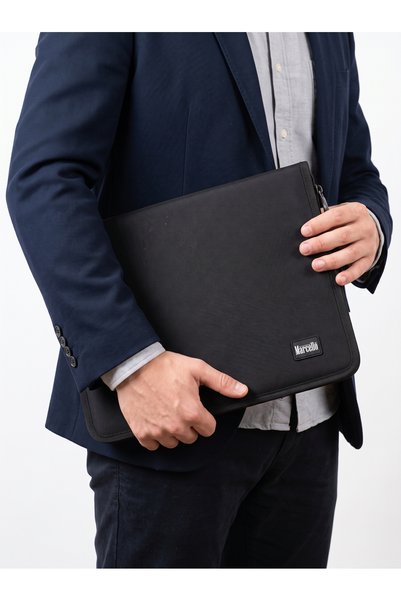 Marcello Document Holder Bag for Laptop and Office Use | Zippered File Organizer Case | Slim Protective Carrying Sleeve for Documents, Papers, Business Files and Work Essentials