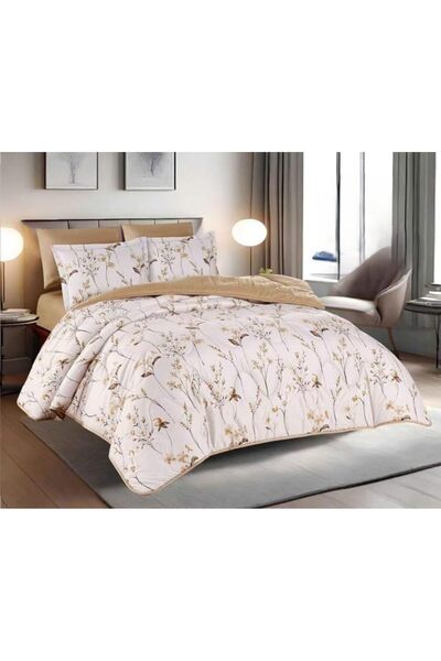 Generic Cotton 4-Piece Single Comforter Bedding Set 230x170 cm, 350 GSM Comfo...
