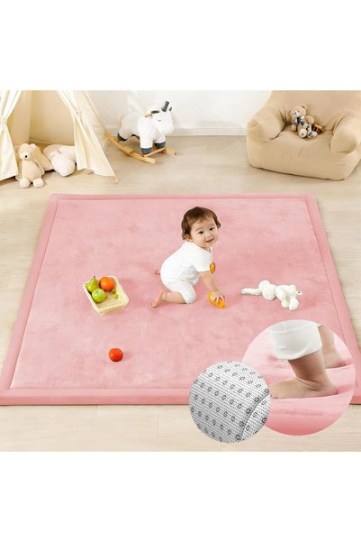 Generic 3CM Thick Baby Play Mat, Premium Soft Velvet Crawling Mat, Extra Thic...