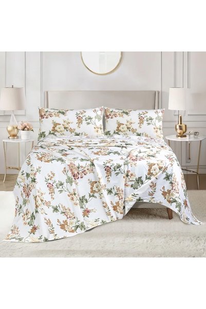 Generic Premium Flat Sheet and Pillow Cases (3 Pieces Set) Full Size 205 x 24...
