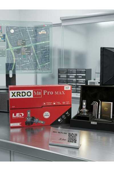 XR لمبات ليد أمامية للسيارة XRDO M18 برو ماكس H7 عالية الأداء