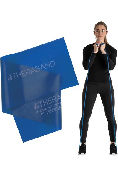 THERABAND Professional Latex Resistance Bands for Rehabilitation, Portable Fi...