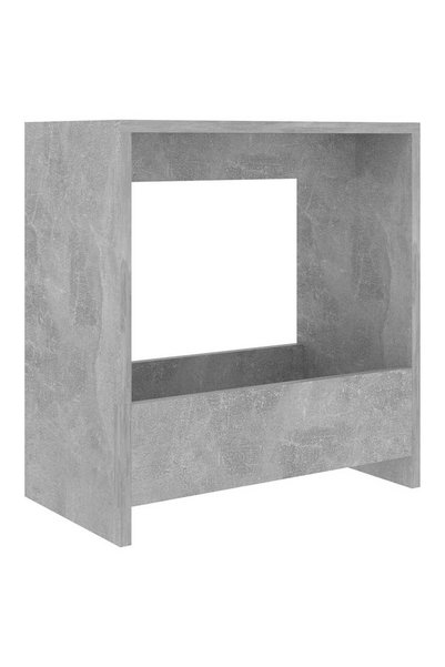 vidaxl Masă laterală, gri beton, 50x26x50 cm, PAL