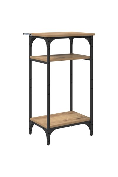 vidaxl Masă laterală Stejar Artizanal 40 x 30 x 75 cm Lemn prelucrat