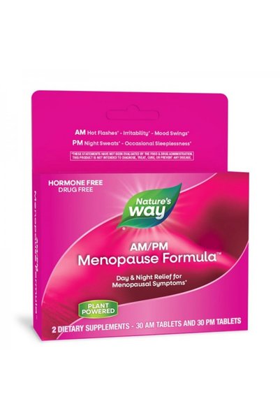 Nature's Way Supliment alimentar, Menopauză AM/PM – Armonie pe timpul zilei ș...