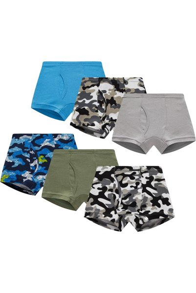 Generic boys' 100% Cotton Underwear - Comfortable & Breathable Printed Patter...