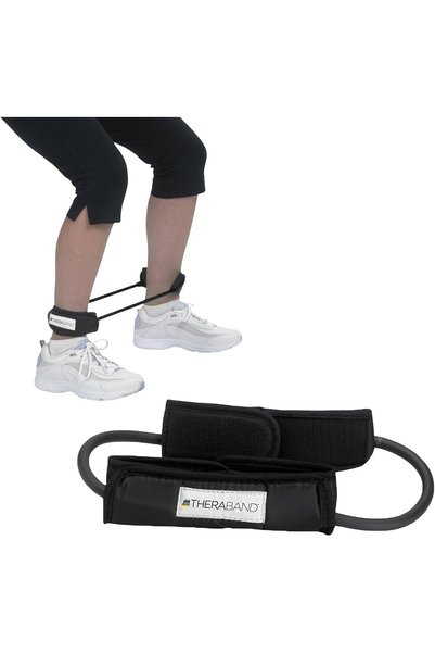 THERABAND Professional Latex Resistance Tubing with Handles For Physical Ther...