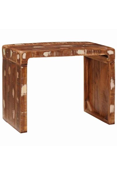 vidaxl Masă laterală Maro 60 x 35 x 46 cm Lemn recuperat masiv