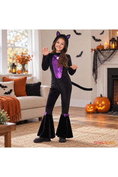 SHOPIENS Costum Pisica Neagra Pentru Fete 10 Ani Shopiens®