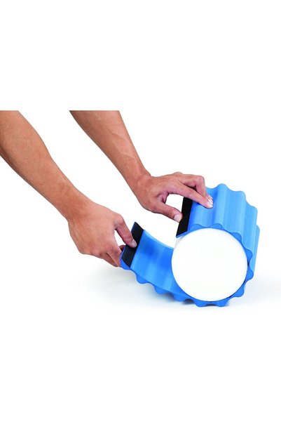 THERABAND Foam Roller Wrap, Fits Around Foam Rollers, Adds Ridged Texture to ...