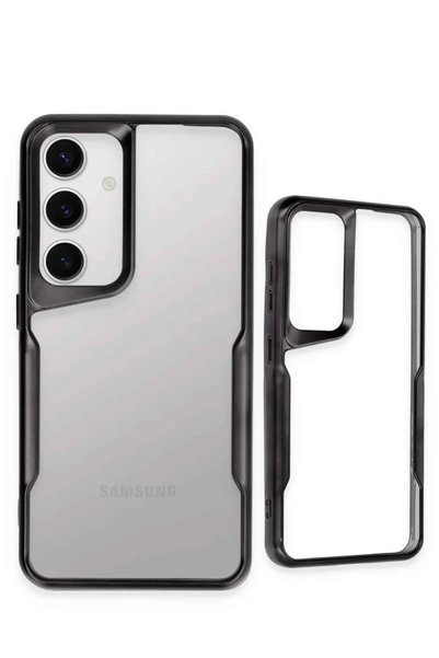 Bezos Samsung Galaxy S24 Compatible Case Boyi Silicone Cover - Navy Blue