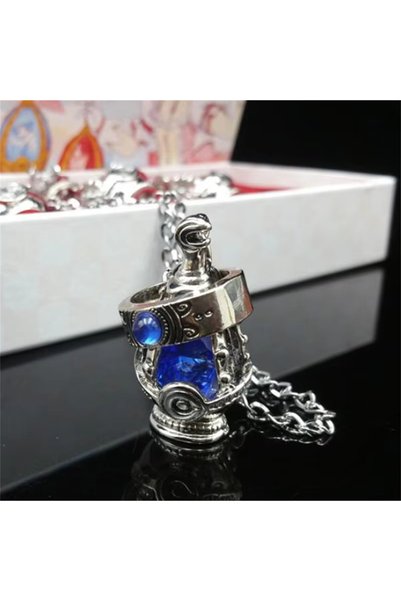 Choice Blue Anime Puella Magi Madoka Magica Soul Gem Necklace Crystal Pendant...