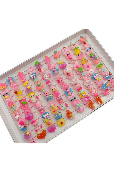 Choice open adjust rings 100pcs mix style 30/100/Lot Hot Mix Style Kids Finge...