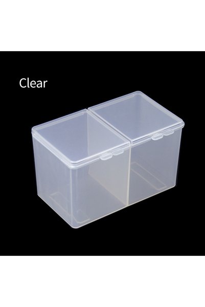 Choice Clear Nail Art Storage Box for Wipes Pads Swab Cotton Rods Manicure Or...