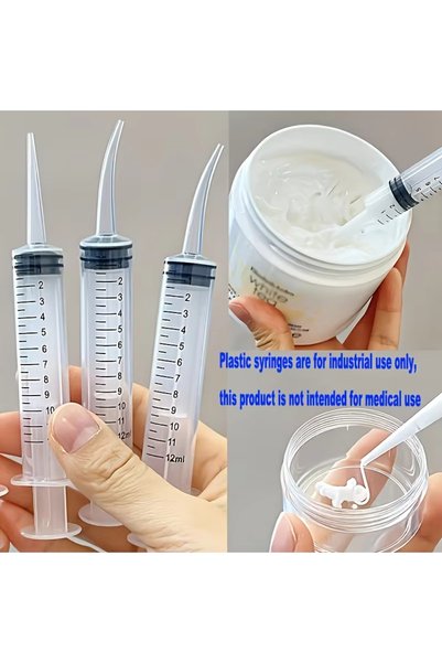 Choice 1 Set/4Pcs Liquid Sample Dispensing Plastic Syringe; 12ml Dispenser fo...