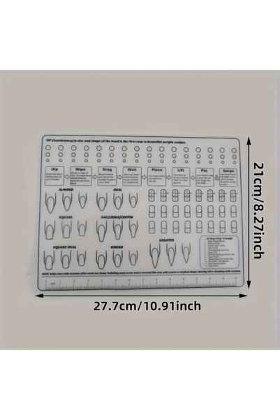 Choice 1pc Professional Nail Manicure Tool Silicone Nail Pad Printing And Col...