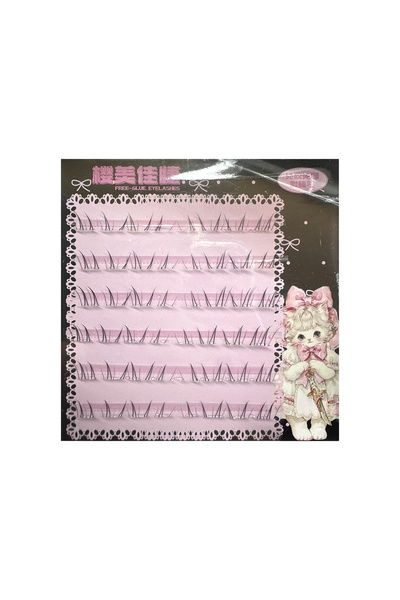 Choice 6 rows 4-6mm No Glue False Eyelashes New Korean Style Lower Lashes Nat...