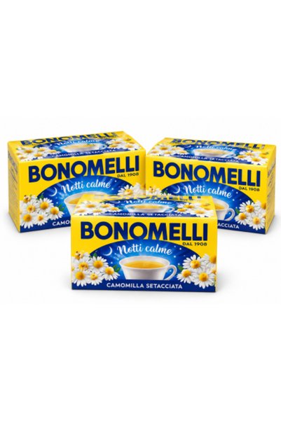 Bonomelli Set 3 x Notti Calme – Ceai de mușețel, 54 plicuri, 81 g