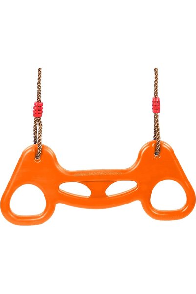 Generic Trapeze Swing Pull Up Rings Kids Trapeze Bar with with Adjustable Nyl...