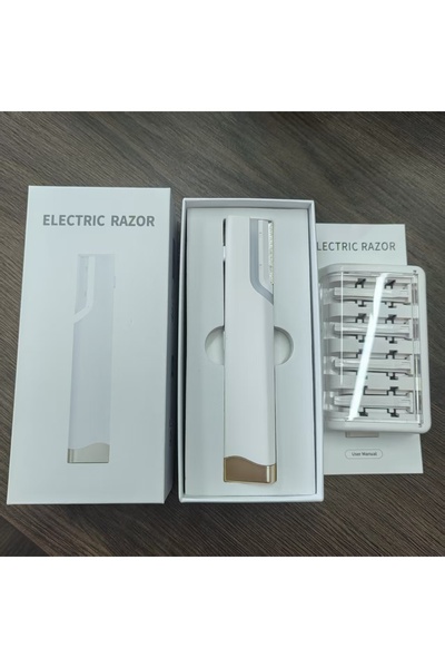 Choice WHITE Professional Electric Dermaplaning Tool Sonic Smooth Facial Razo...