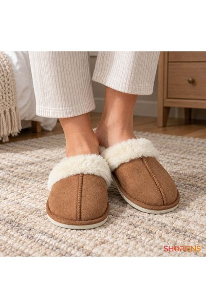 SHOPIENS Papuci De Casa Dama Maro Cu Spuma Cu Memorie Marime 40-41