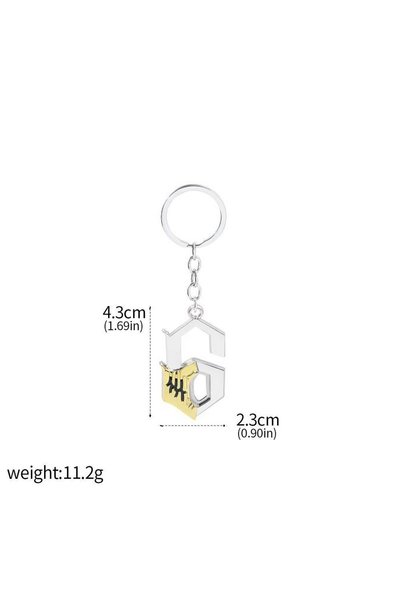 Choice K00646 Anime Bleach Keychain Cosplay Props Kurosaki Ichigo Pendant Nec...