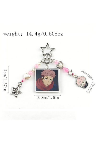 Choice K1061-2 Y2K handmade Jujutsu inspired Keychains jjk Phone&bagcharms Go...