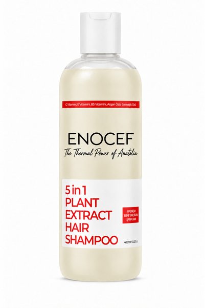Enocef شامبو بخمس مكونات لتقوية وتغذية الشعر 400 مل