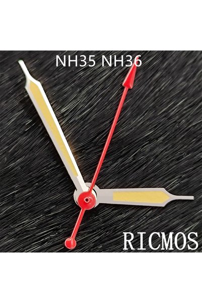 Choice VH31 VH31 Watch Hands Yellow Red Green Luminous hands Fit VH31 Movemen...