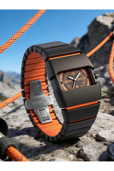 Choice orange TOMI Fashion Men's Digital Watch Casual Wristwatch Minimalist E...