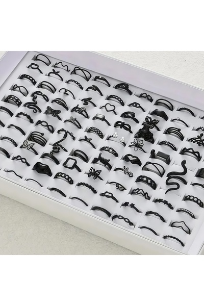 Choice Mix Size15-19mm 20Pieces Black 10/15/20/30/50/100Pieces Fashion Hollow...