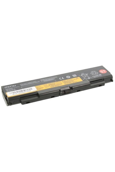 MITSU Battery compatible with Lenovo T440p/W540, Mitsu, 4400 mAh, Black