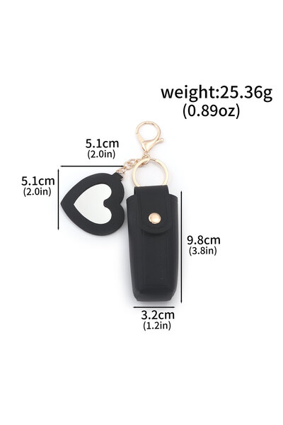 Choice BG00353-02 Portable Leather Lipstick Bag Makeup Pouch Lip Balm Bag Key...