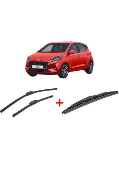 Bosch Σετ 3 μάκτρα υαλοκαθαριστήρων HYUNDAI i10 III (AC3, AI3) 2019, για παρμ...