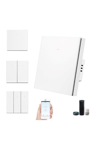 Generic WIFI Smart Light Switch, Push-button Light Switch, No Neutral Require...